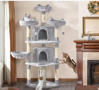 The role of cat climbing frames and cat trees