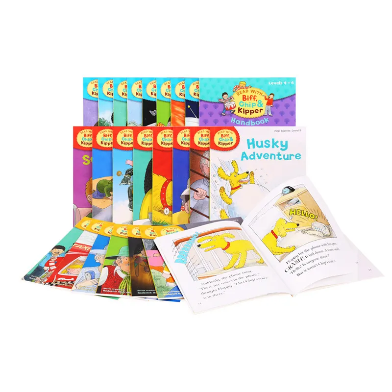 1 Set 25 Books 4-6 Level Oxford Reading Tree Biff, Chip&Kipper Practical Kids English Picture Book Educational for Children