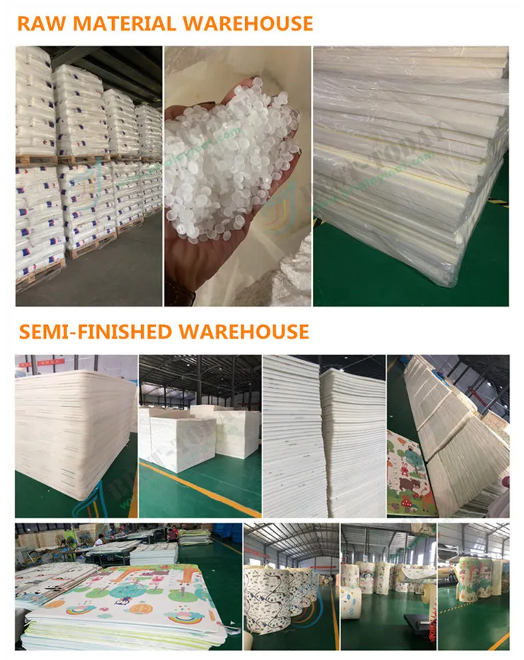 180*150cm Non-Slip 10mm Thickness Kids Activity Camping Mat Strengthen The Physical Exercise