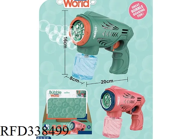 2020 New Electric Light Music Camera Bubble Machine with Bubble Liquid Kids Toy