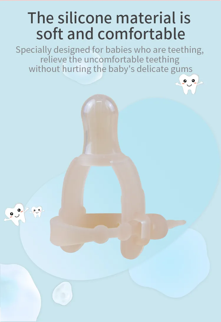 2021 New Baby Teeether Chew Toy Baby Teether Silicone Baby Newborn Teethers
