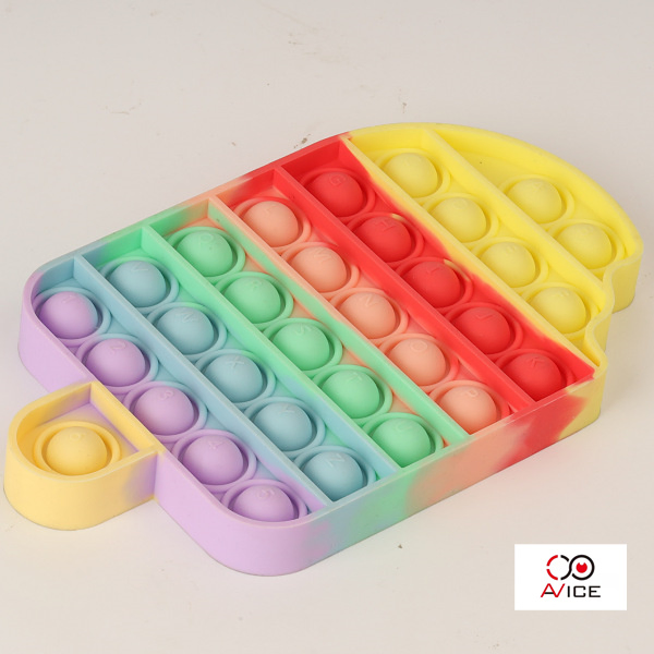 2021 New Style Silicone Toy Autism Special Needs Stress Reliever and Education Toys Red Hat Shape Fidget