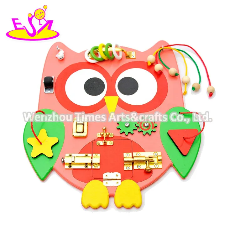 2021top Sale Educational Learning Owl Busy Board Toys for Child W12D279