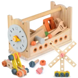 Here's an overview of common types of construction toys and their features