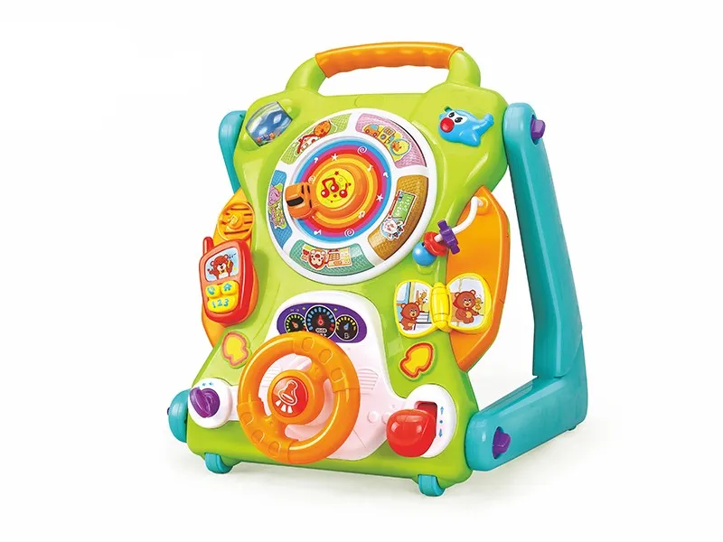 3 in 1 Intelligent Baby Toys Learning Table Activity Baby Walker