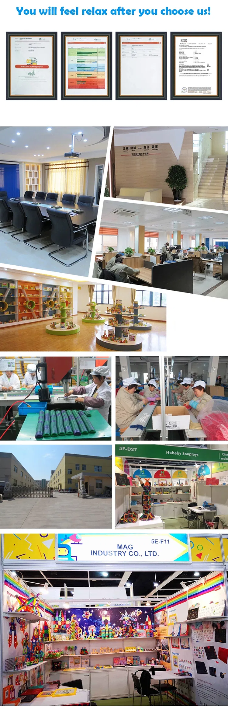 3D Building Magnetic Blocks Construction Magnet Toys