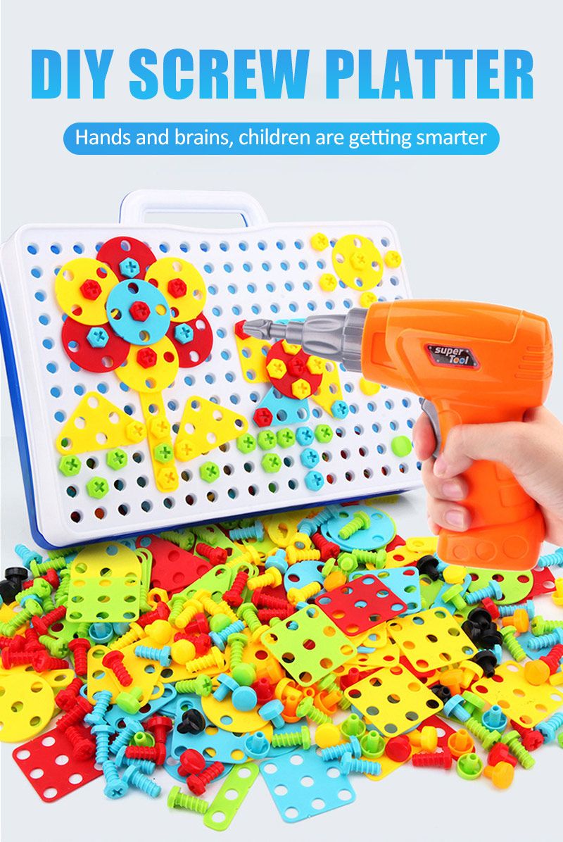 3D Creative Mosaic Puzzle Toys for Children Building Bricks Toys Educational Toy