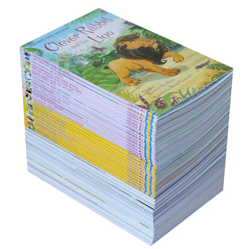 50 Books/Set Usborne My First Reading Library English Picture Books Baby Early Childhood Words Learning Gift for Kids
