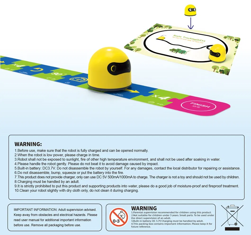 All-in-One Children Educational Intellectual Learning Resources Coding Programming Baby Robot Toys for Kindergarten Kids