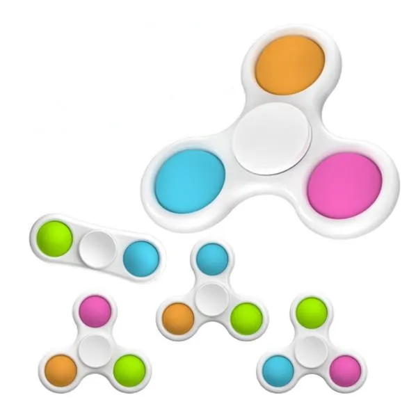 Amazon Hot Selling Colorful Flower Simple Dimple Fidget Toys Early Learning Toys Gifts Fat Brain Baby Grasping Practice Board Pop It