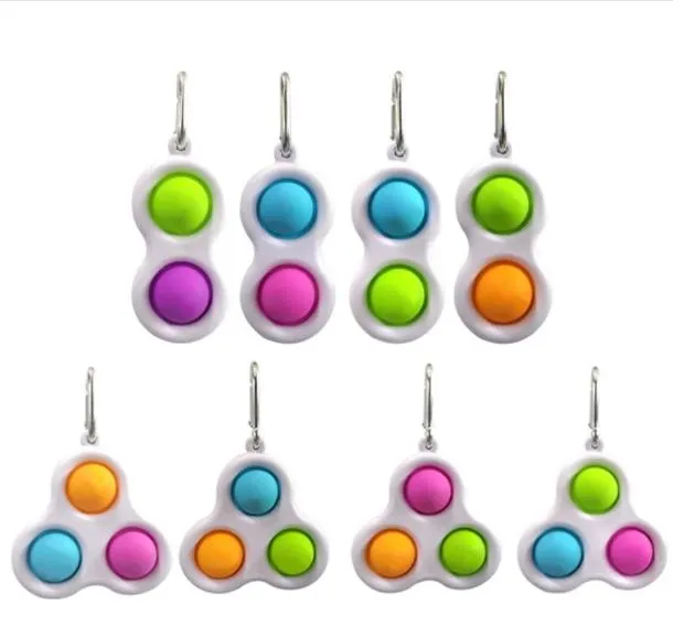 Amazon Hot Selling Colorful Flower Simple Dimple Fidget Toys Early Learning Toys Gifts Fat Brain Baby Grasping Practice Board Pop It
