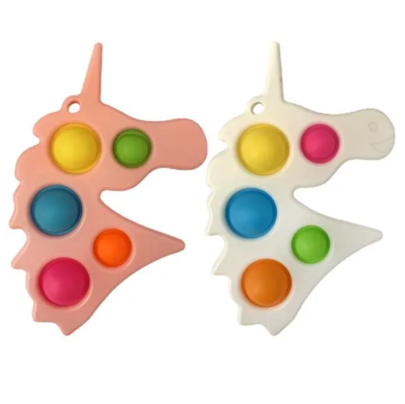 Amazon Hot Selling Colorful Flower Simple Dimple Fidget Toys Early Learning Toys Gifts Fat Brain Baby Grasping Practice Board Pop It