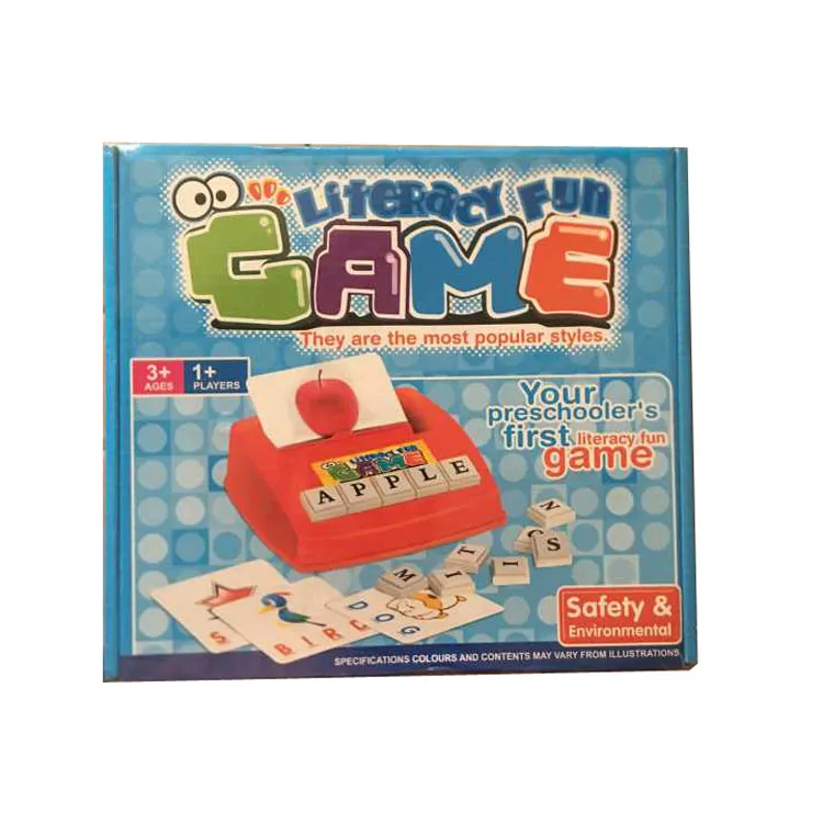Baby Learn English Match Puzzle Preschool Educational Toys Literacy Game