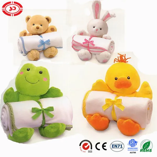 Baby Lovely Set Animal CE Blanket Plush Toy Gift Set