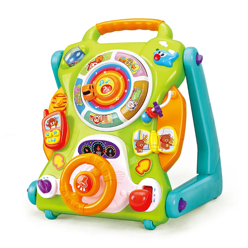 Baby Toys Learning Walker Sit-to-Stand Baby Walker with Wheels Kids Early Educational Activity Center Toys