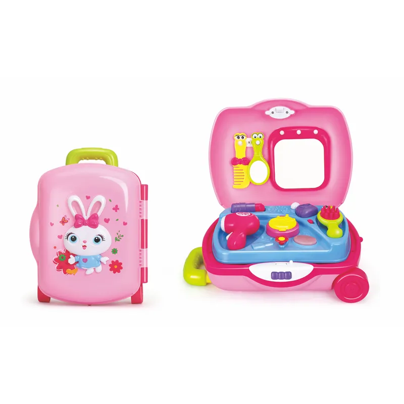 Beauty Toys Beauty & Bliss Pretend Play Girls Kids Beauty Salon Set with Realistic Mirror and Accesories Play Set with Fashion & Makeup Toy