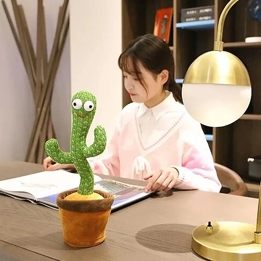Cactus Plush Toy Electric Singing 120 Songs