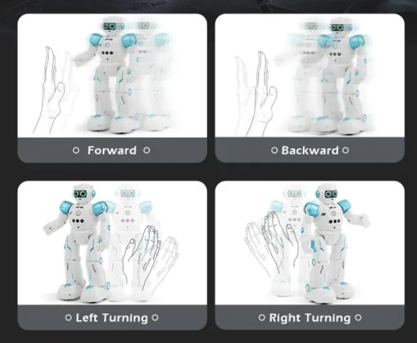 Children Electric Toy Remote Control Robot Gesture Sensing Dancing Robot Puzzle Educational Toy
