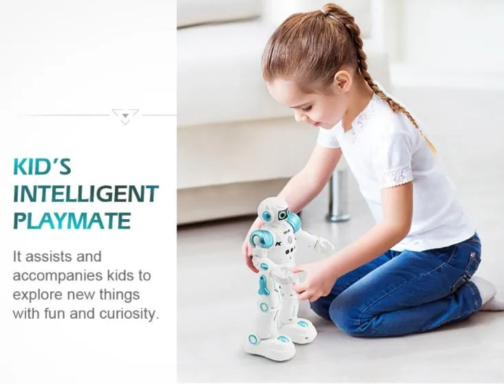 Children Electric Toy Remote Control Robot Gesture Sensing Dancing Robot Puzzle Educational Toy