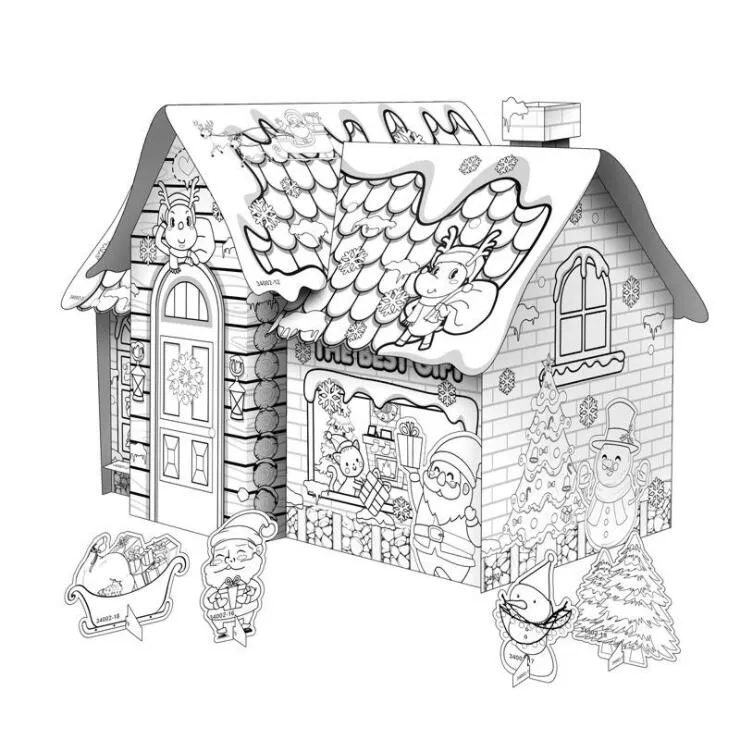 Children Intelligence Develop Toy Creativity Training 3D Puzzle