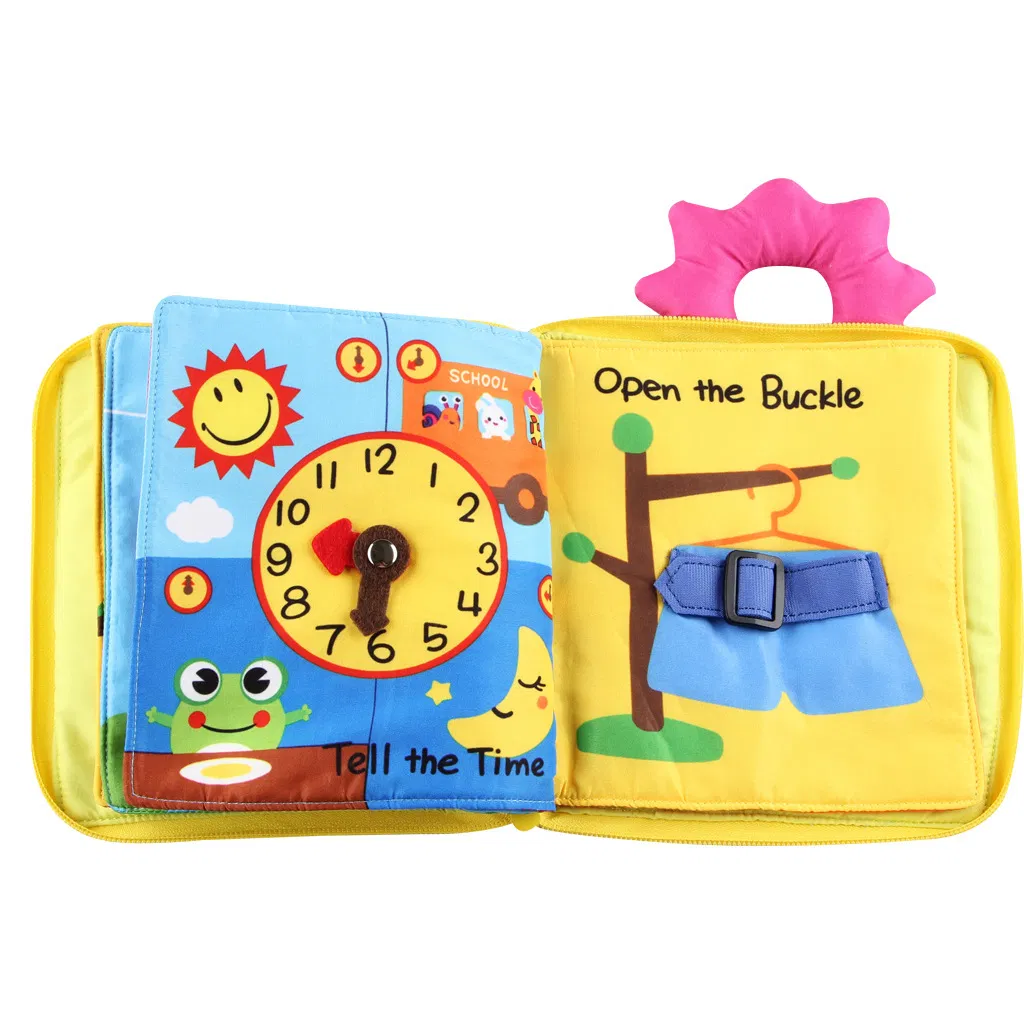 Cloth Baby Book Intelligence Development Educational Toy Soft Cloth Learning Cognize Books