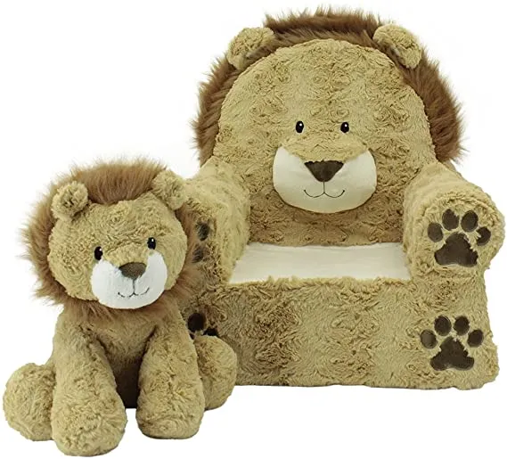 Custom Leopard Baby Sofa Plush Chair Wholesale Comfortable Infant Learning Animal Sofa Toy Popular Baby Sofa