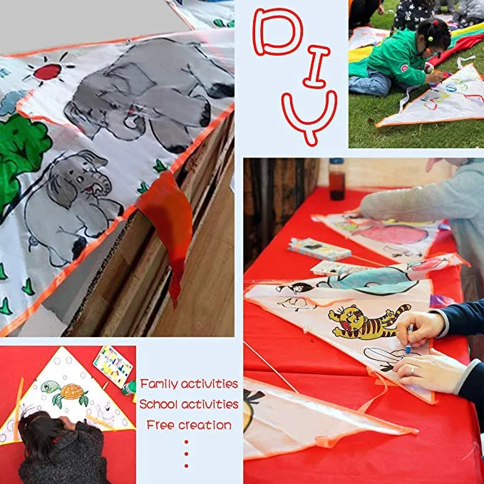 Custom New Outdoor Education Promotion Gift/Beach DIY Kite Toy for Kids/Child with Logo