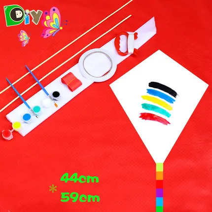 Custom New Outdoor Education Promotion Gift/Beach DIY Kite Toy for Kids/Child with Logo