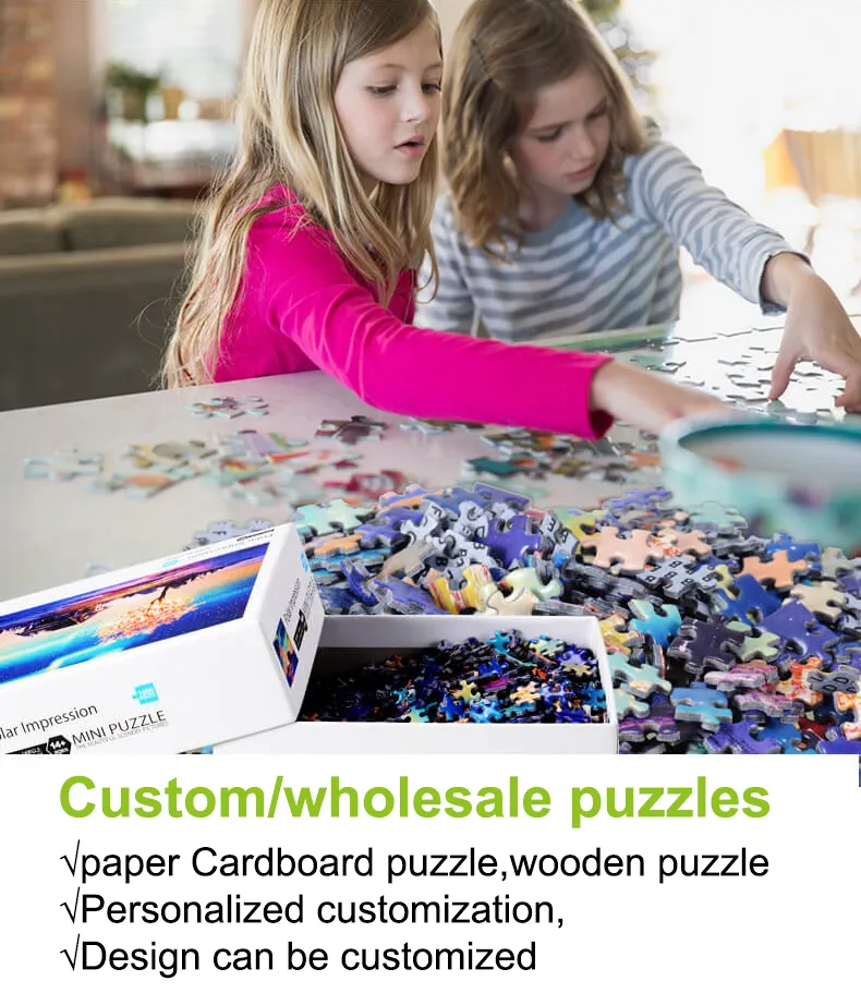 Customize Kids Learning Cognized Animal Funny Wooden Animal Shape Puzzle for Kids Gift