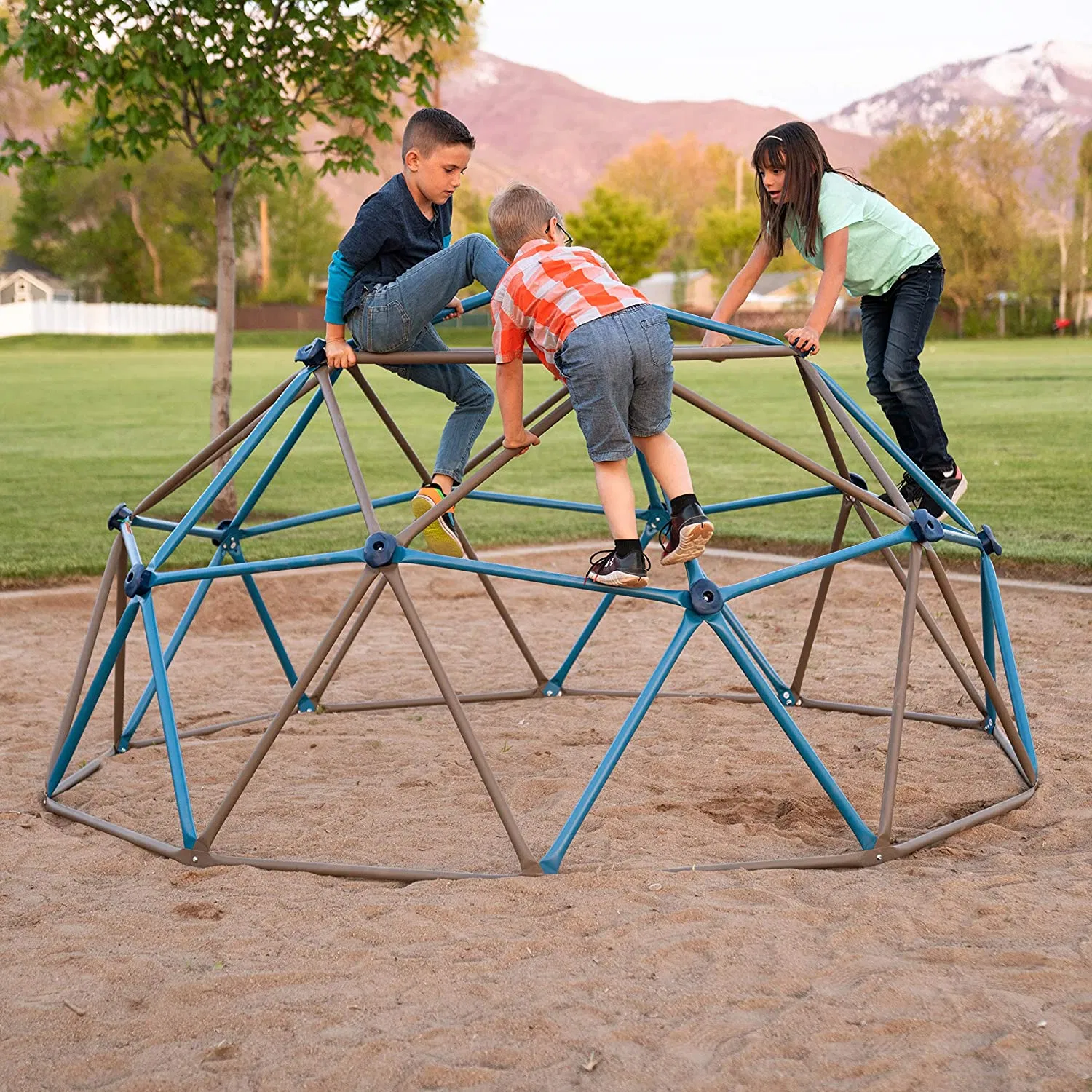 Customized Climbing Dome Amusing Outdoor Children Steel Dome Climber Play Set Climbing Frame Playground for Teenagers