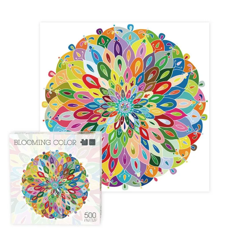 Customized Wholesale Educational Toys 1000PCS Paper Jigsaw Puzzles with Fsc Certified