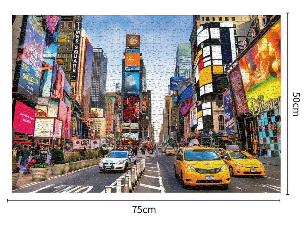 Customized Wholesale Educational Toys 1000PCS Paper Jigsaw Puzzles with Fsc Certified