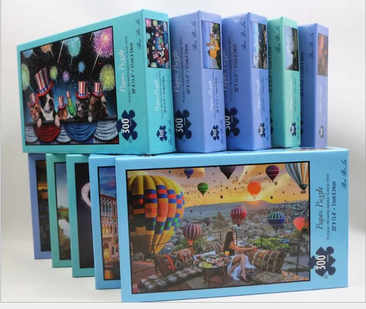 Customized Wholesale Educational Toys 1000PCS Paper Jigsaw Puzzles with Fsc Certified