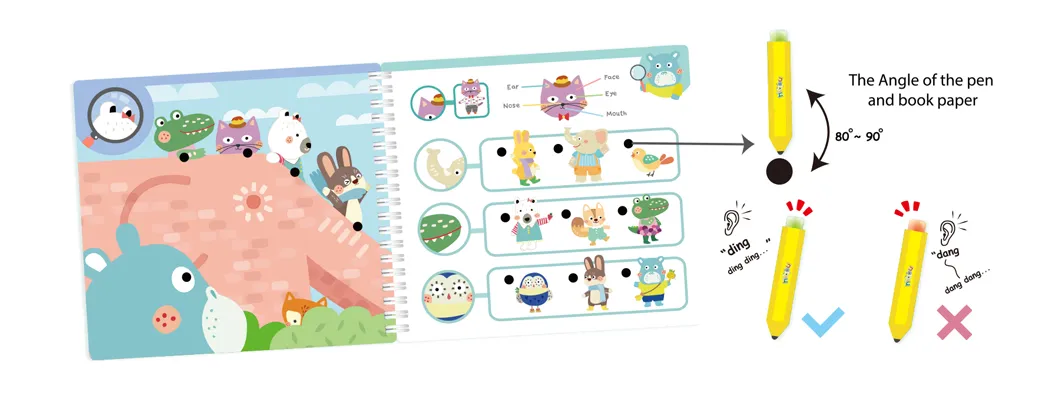 Developed for Children to Increase Cognitive Super Simple Smart Learning Reading Talking Pen