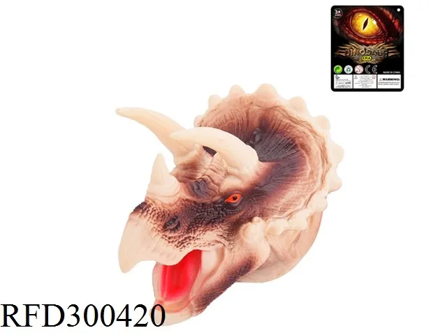 Dinosaur Soft Hand Puppet Rubber Realistic Claw and Head Tyrannosaurus