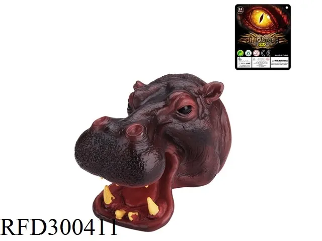 Dinosaur Soft Hand Puppet Rubber Realistic Claw and Head Tyrannosaurus