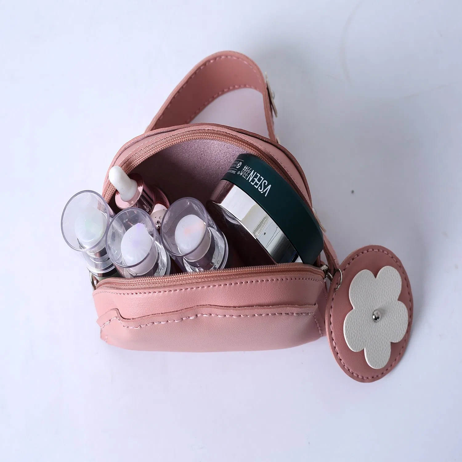 DIY PU Leather Sewing Craft Kit All Accessory Purse Coin Bag Handbag Mirror Bags Toys for Kids Girls Boys Adults Teens