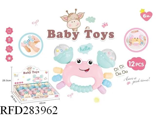 Eco-Friendly Safety Cartoon Animal Toy Octopus Teether for Baby