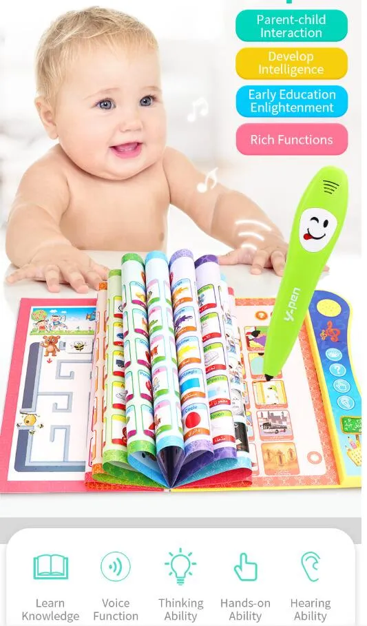 English and Arabic Learning Book with Smart Y-Pen