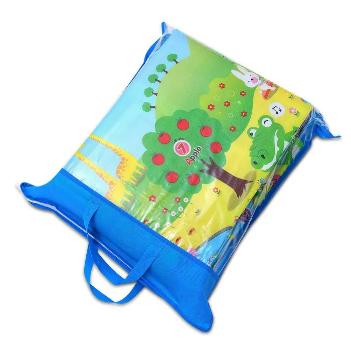 EPE Folding Rolling Playmat Cartoon Mat Baby Play Carpet Baby Crawling Play Mat