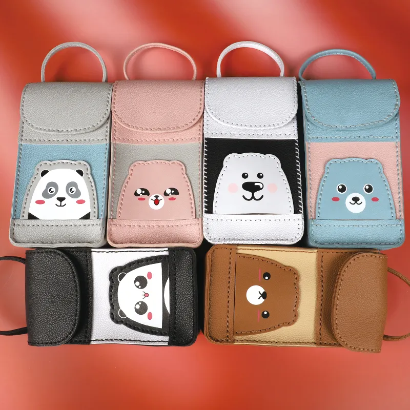 Factory Direct DIY Sewing Leather Craft Kit Bag with All Accessories PU Mobile Phone Mini Bags for Kids Boys Girls Adults