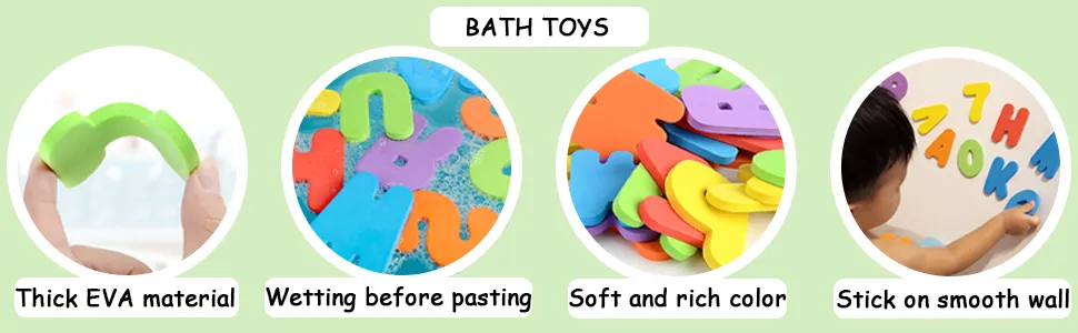 Factory Sell Early Learning Puzzles Premium Educational Floating Bathtub Toys