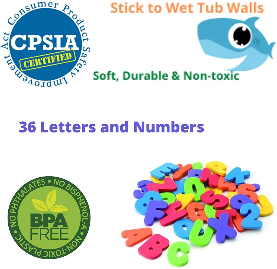 Factory Sell Early Learning Puzzles Premium Educational Floating Bathtub Toys