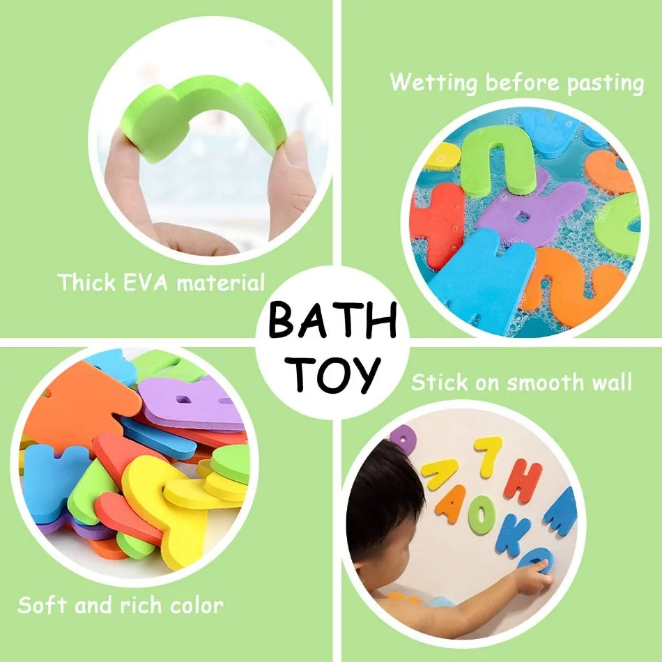 Factory Sell Early Learning Puzzles Premium Educational Floating Bathtub Toys