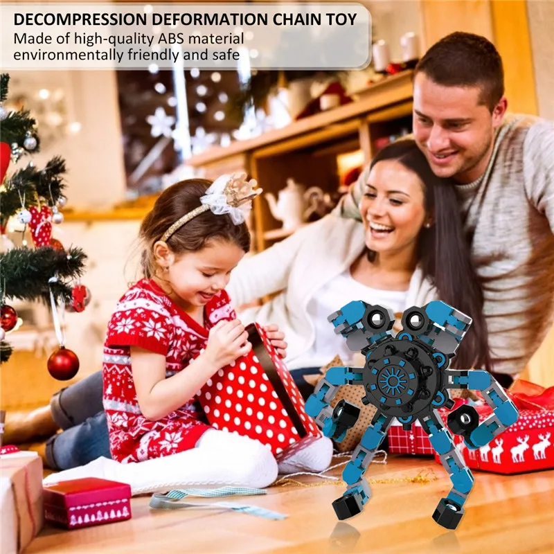 Fidget Chain Toys Antistress Fidget Spinner Decompression Christmas Gift