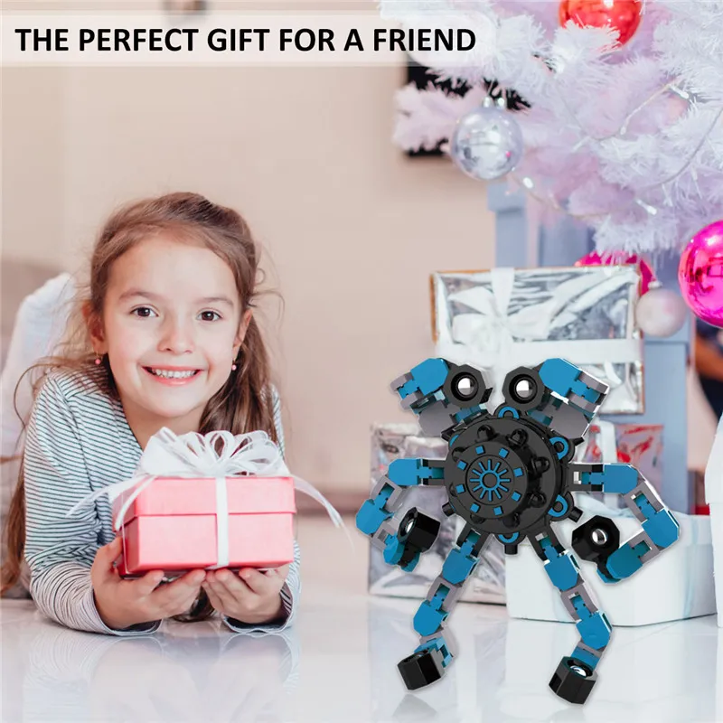 Fidget Chain Toys Antistress Fidget Spinner Decompression Christmas Gift