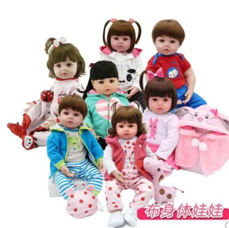 Full Body Solid Kid Bebe Reborn Doll New Born Baby Doll for Sale