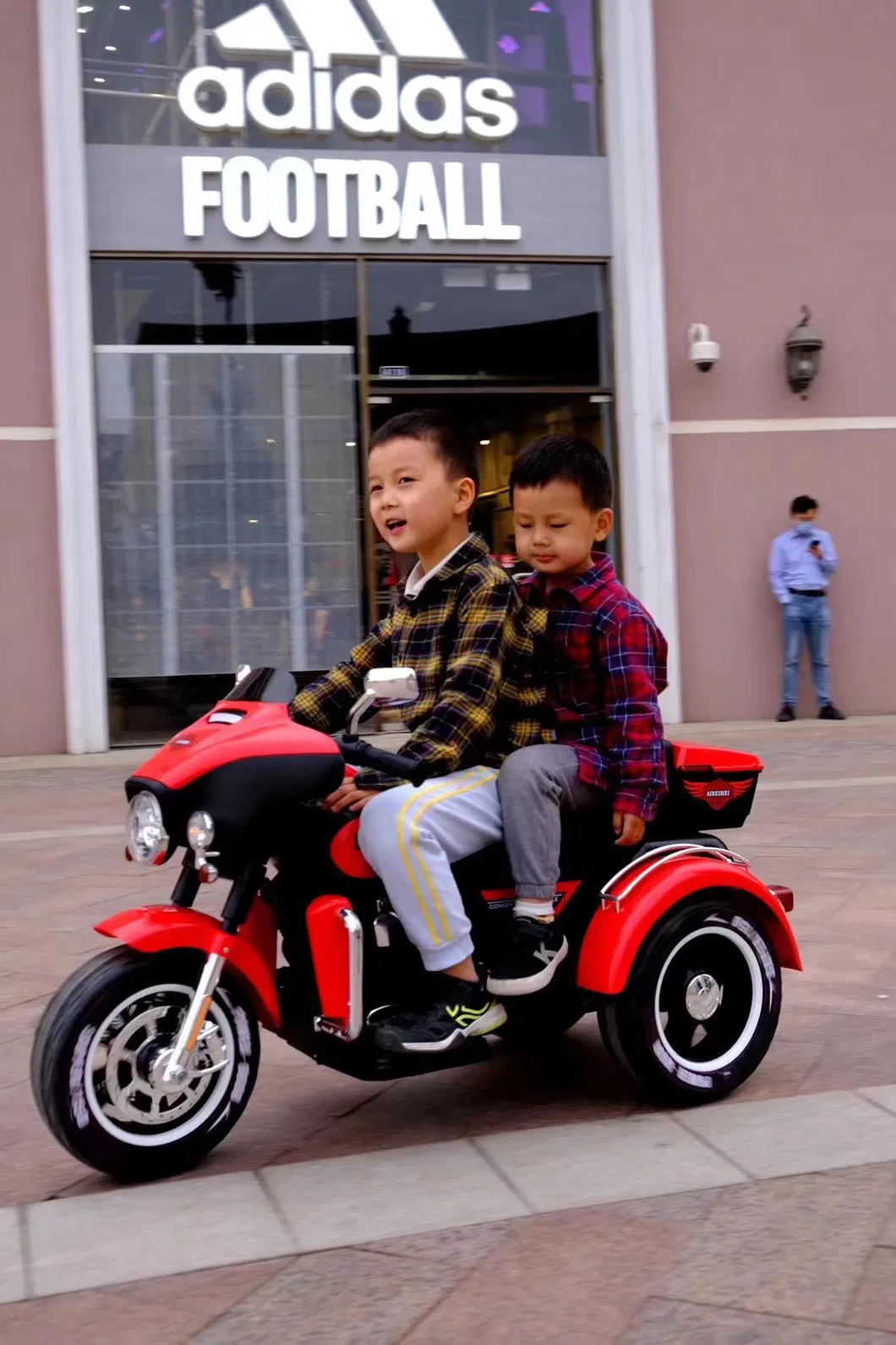 Golden Manufacture Motorcycle 3 Wheels /E-Tricycle with Music and USB, LED Light, Baby Toy/Early Education Motor Tricycle Cem-22