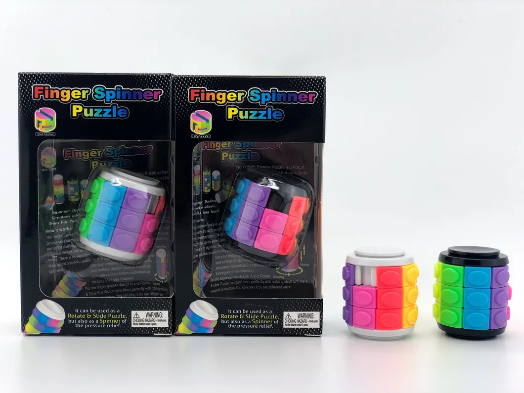 Gyro Puzzle Magic Cube Third Order/Fifth Order/Seventh Order Black and White Mixed