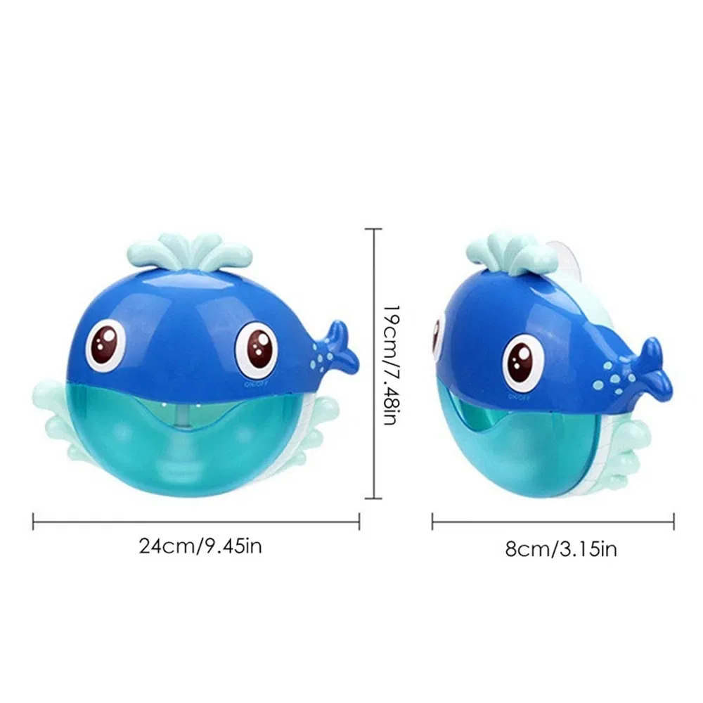 Hot Selling Whale Crab Bubble Machine Music Bath Shower Partner Electric Bubble Machine Toy Esg16851